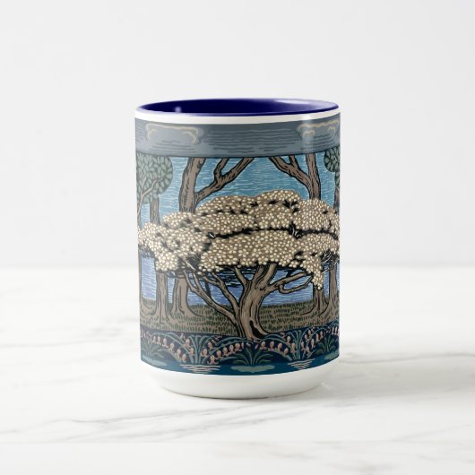 Mission, Arts & Crafts May Tree by Walter Crane マグカップ (中央)