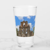 Mission Espada、San Antonio、テキサス州、ビールグラス タンブラーグラス (正面)