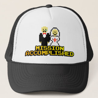 「Mission Expeneted」結婚(8ビット) キャップ