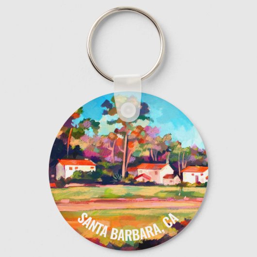 Mission Park Santa Barbara, CA, USA Keychain キーホルダー (正面)