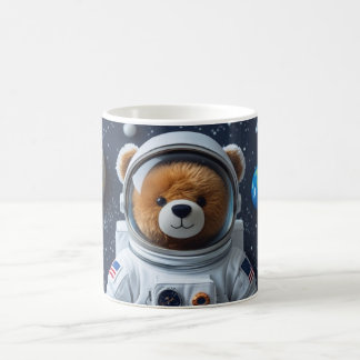 Mission Ready Teddy Astronaut コーヒーマグカップ