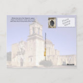 Mission San Jose、San Antonio、テキサス州 ポストカード (裏面)