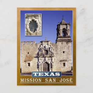 Mission San Jose、San Antonio、テキサス州 ポストカード