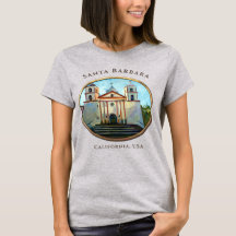 Mission Santa Barbara（カリフォルニア州Tシャツ）