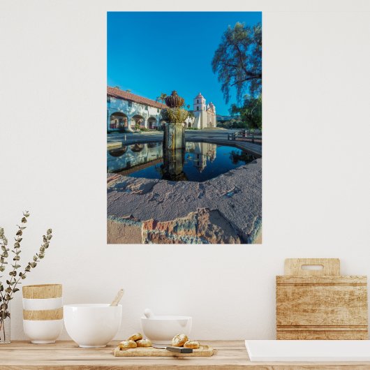 Mission Santa Barbara ポスター (キッチン)