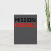 Mission Ssible Motivational Insrational School  カード (正面)