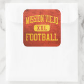 Mission Viejo Diablosのフットボール スクエアシール (バッグ)