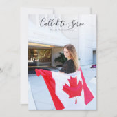 Missionary Announcement 招待状 (正面)