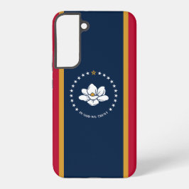 Mississippi州の旗 Samsung Galaxy S22+ カーゼ S22+ケース