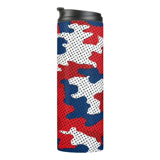 Mississippi Crimson & Blue Rebel Spirit Camo タンブラー (回転右)