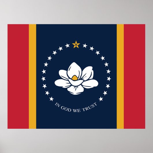 Mississippi Flag  ポスター (正面)