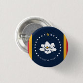 Mississippi Flag  缶バッジ (正面&裏面)