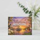 Mississippi Greetings Postcard ポストカード (スタンド正面)