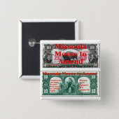 Missoulaはボタンを改めるために動きます 缶バッジ (正面&裏面)