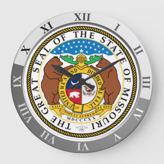 Missouri ラージ壁時計 (正面)