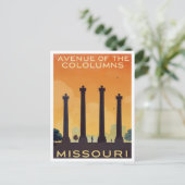 Missouri Avenue of the Columns Art ポストカード (スタンド正面)