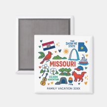 Missouri Family Trip Keepsake Personalized