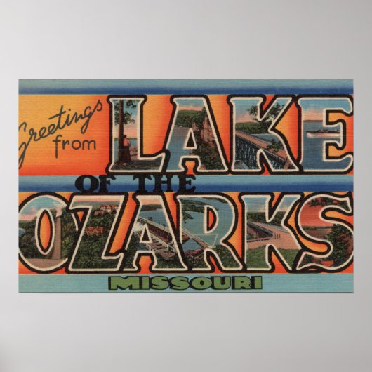 Missouri - Lake of the Ozarks 3 ポスター (正面)