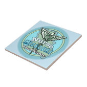 Missouri Nurse Caduceus Tile タイル (側面)
