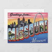 Missouri St. Louis Gateway Arch ポストカード (正面/裏面)