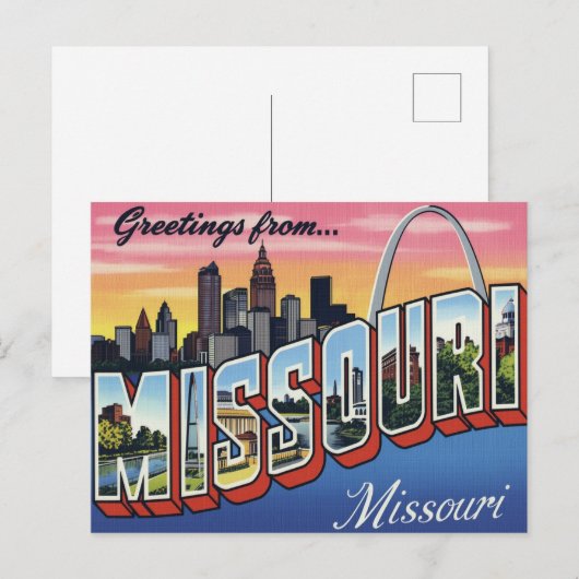 Missouri St. Louis Gateway Arch ポストカード (正面/裏面)