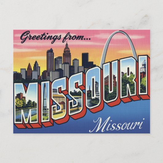Missouri St. Louis Gateway Arch ポストカード (正面)