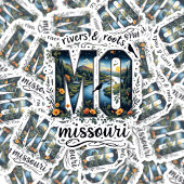 Missouri State Sticker | Rivers & Roots Nature Art シール