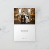 Missouri USA & UK Airmail Wedding Thank You サンキューカード (内部)