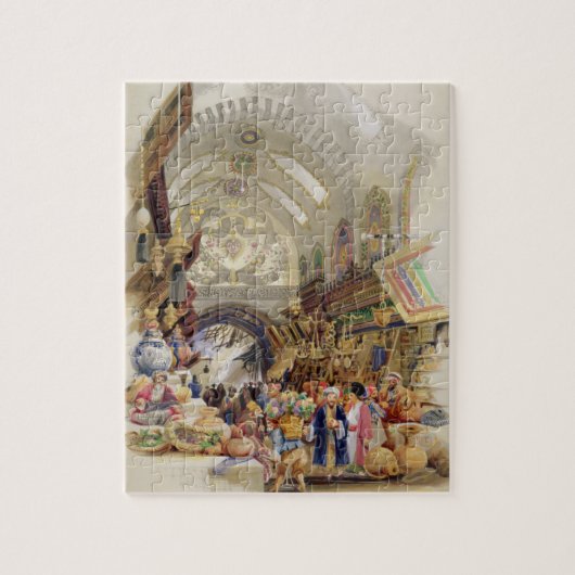 Missr Tcharsky、かConstanのエジプトの市場、 ジグソーパズル (縦)