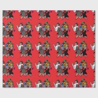 Missusのクリスマスのショッピング ラッピングペーパー