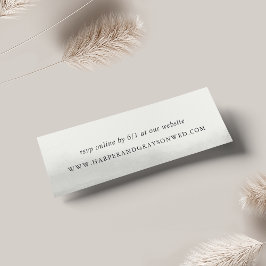 Mistの結婚WebサイトRSVPカード