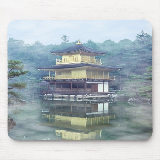 Mist on the Golden Pavilion - Kyoto マウスパッド (正面)