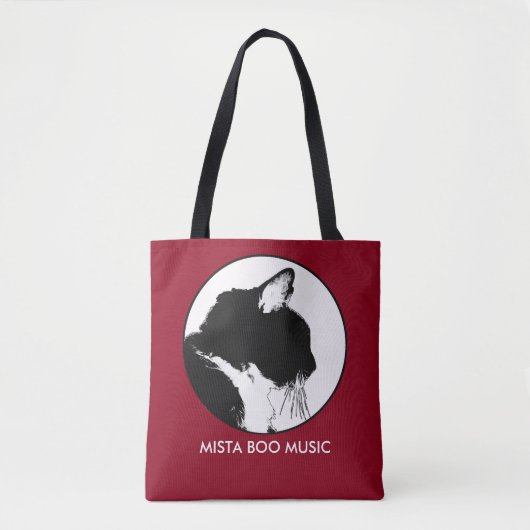 Mistaのブーイング音楽トートバック トートバッグ (正面)