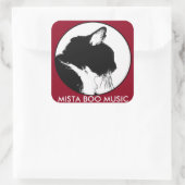 MISTA BOO MUSICスタンプ スクエアシール (バッグ)