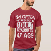 Mistaken For An Adult Tシャツ (正面)