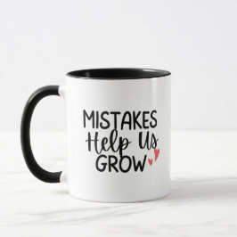 'Mistakes Help Us Grow' Teacher Thank You Gift  マグカップ