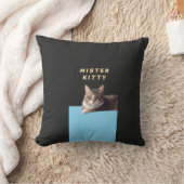 Mister Kitty – Cute Cat Character Design クッション (ブランケット)