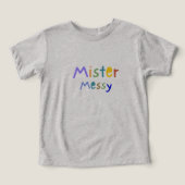 "Mister Messy" baby t-shirts  (デザイン正面)