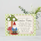 Mister Mushroom Garden Gnome 招待状 (スタンド正面)