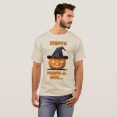 Mister Pumpk-A-Boo Halloween Pumpkin Tシャツ (正面フル)