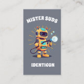 MISTER SUDS WASH with QR code 名刺 (正面)