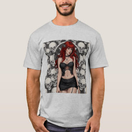 Misteriosa Pelirroja entre Calaveras Tシャツ