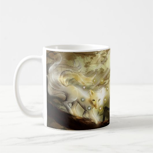 Misticのキツネ コーヒーマグカップ (左)