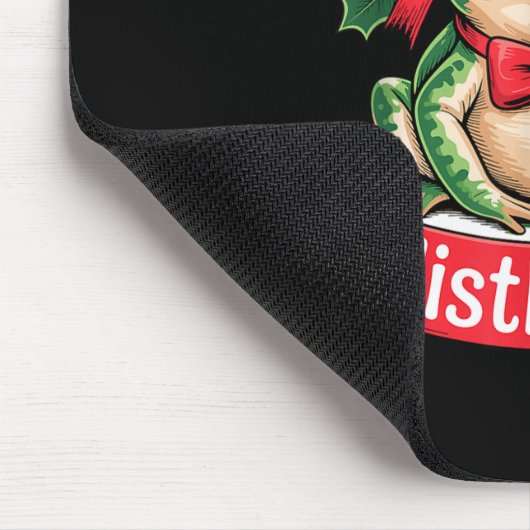 Mistle-toad Funny Christmas Toad Pun  マウスパッド (コーナー)
