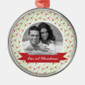 Mistletoeフォトオーナメント メタルオーナメント (正面)