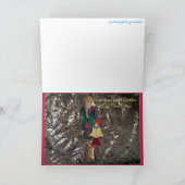 Mistletoe訪問の叔父さん シーズンカード (内部)