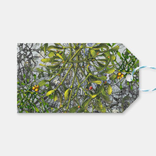 Mistletoe ギフトタグ (正面(横))