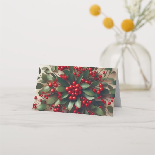 Mistletoe プレイスカード (裏面)