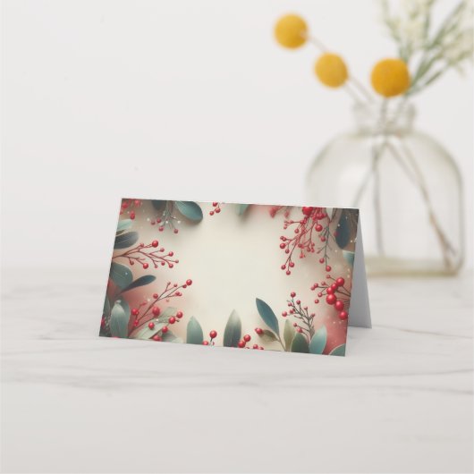 Mistletoe プレイスカード (正面)