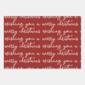 Mistletoe, Christmas cookies  ラッピングペーパーシート (正面3)